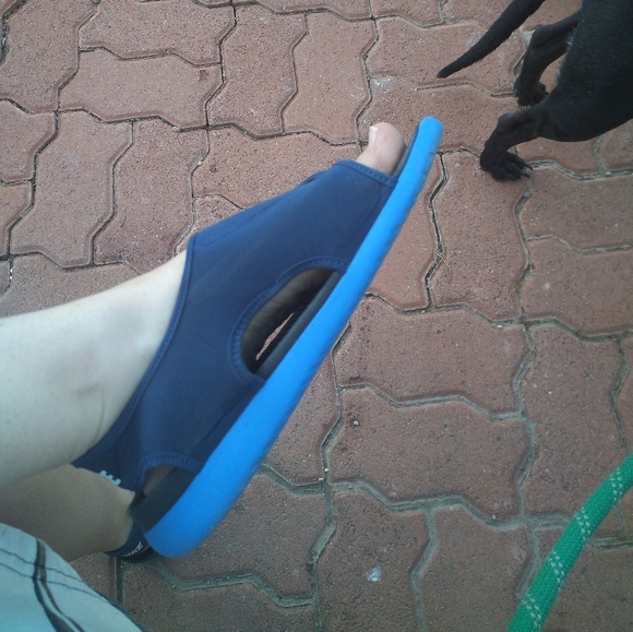 SOLD Nike navy Sunray Adjust water sandals - Picture 3 of 11